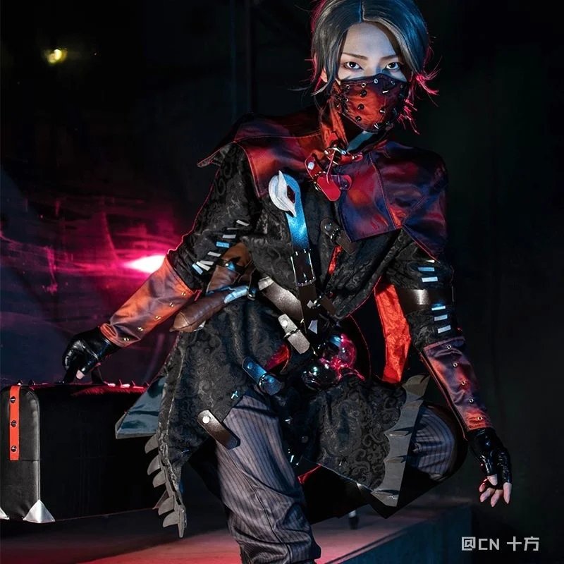 Traje de juego Identity V para hombres, disfraz de Cosplay de embalador, encantador, exorcista, ropa de demonio, Embalmer de piel, conjunto de ropa de Cosplay