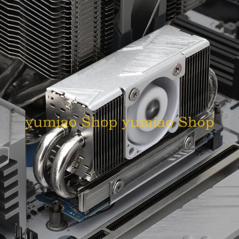 587B 2280 SSD Heatsink HR-10 2280 Fan Heatsink Vest Cooling Fan 3500-6000RPM