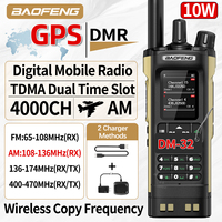 BAOFENG DMR DM-32 Digital Walkie Talkie GPS Dual Mode Analog TDMA APRS  Dual Time Slot Air Band Digital Call For UV-32 Ham Radio