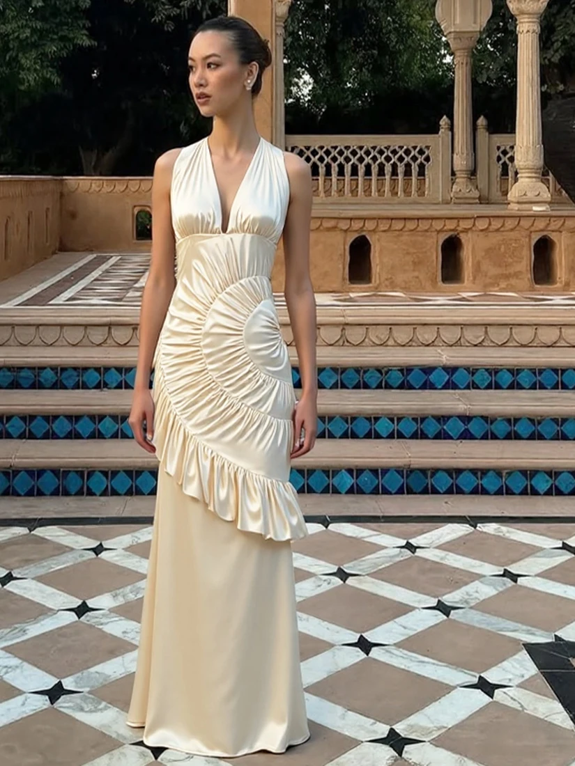 엘리 V넥 행잉 네 드 여성용 엘리 슬리밍 롱 스커트 슬레 H 폴리에스터 원단 폴리에스터 95% 스판덱스 5% 스커트