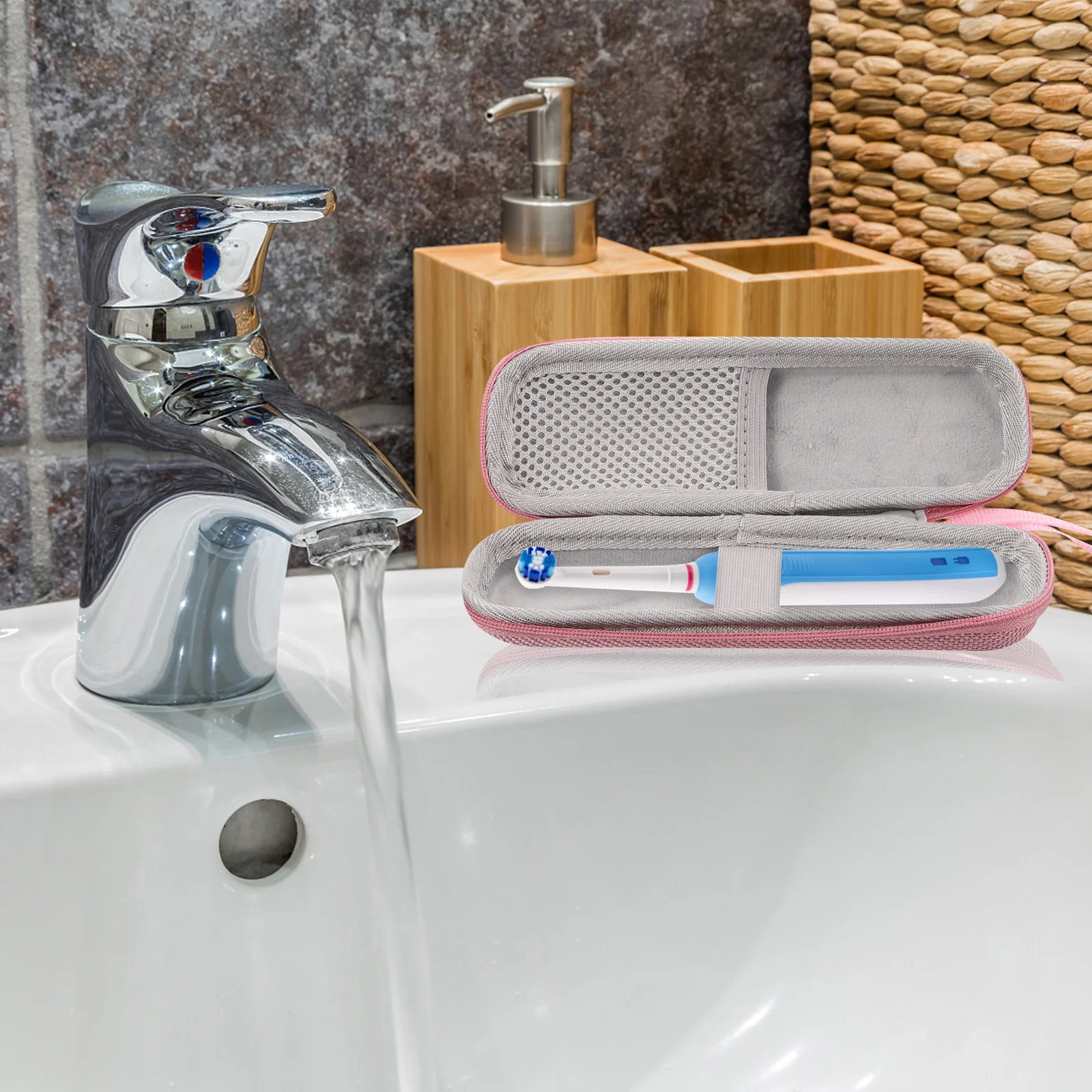 

Electric Toothbrush Case Holder Portable Travel Size Sturdy Protective Storage Box for Toothbrush and Accessories