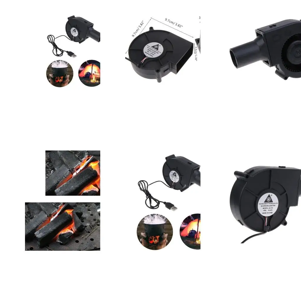 

USB-вентилятор для барбекю, портативный вентилятор для барбекю, вентилятор для барбекю, USB-вентилятор, 5 В, мини-вентилятор,