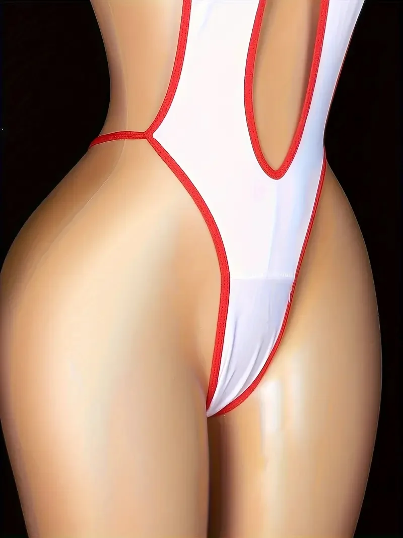 4 Style Sexy Nurse Role Play Lingerie + Headwear Set Halloween Costume for Women Adult Exotic Pajamas Adult Teddy Babydolls