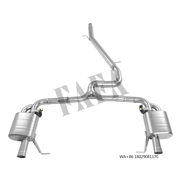 

Высокопроизводительная выхлопная система Cat-Back из нержавеющей стали (средняя и задняя секции) для CC 4WD 2.0T 2023 года