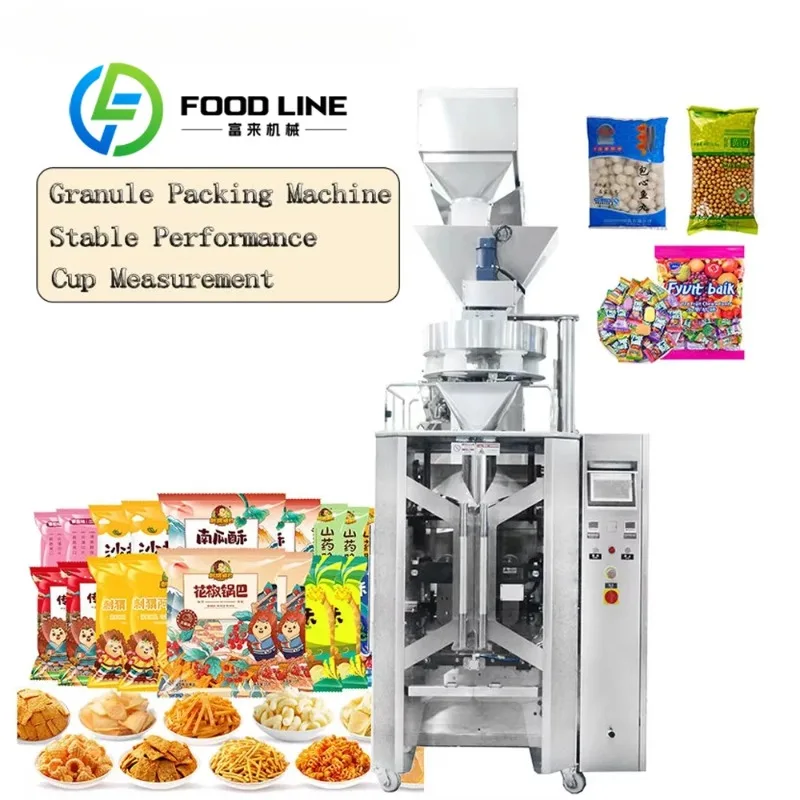 New Automatic Vertical Cup Volumetric Measuring Packing Machine for Nuts Rice Salt Sugar Granules