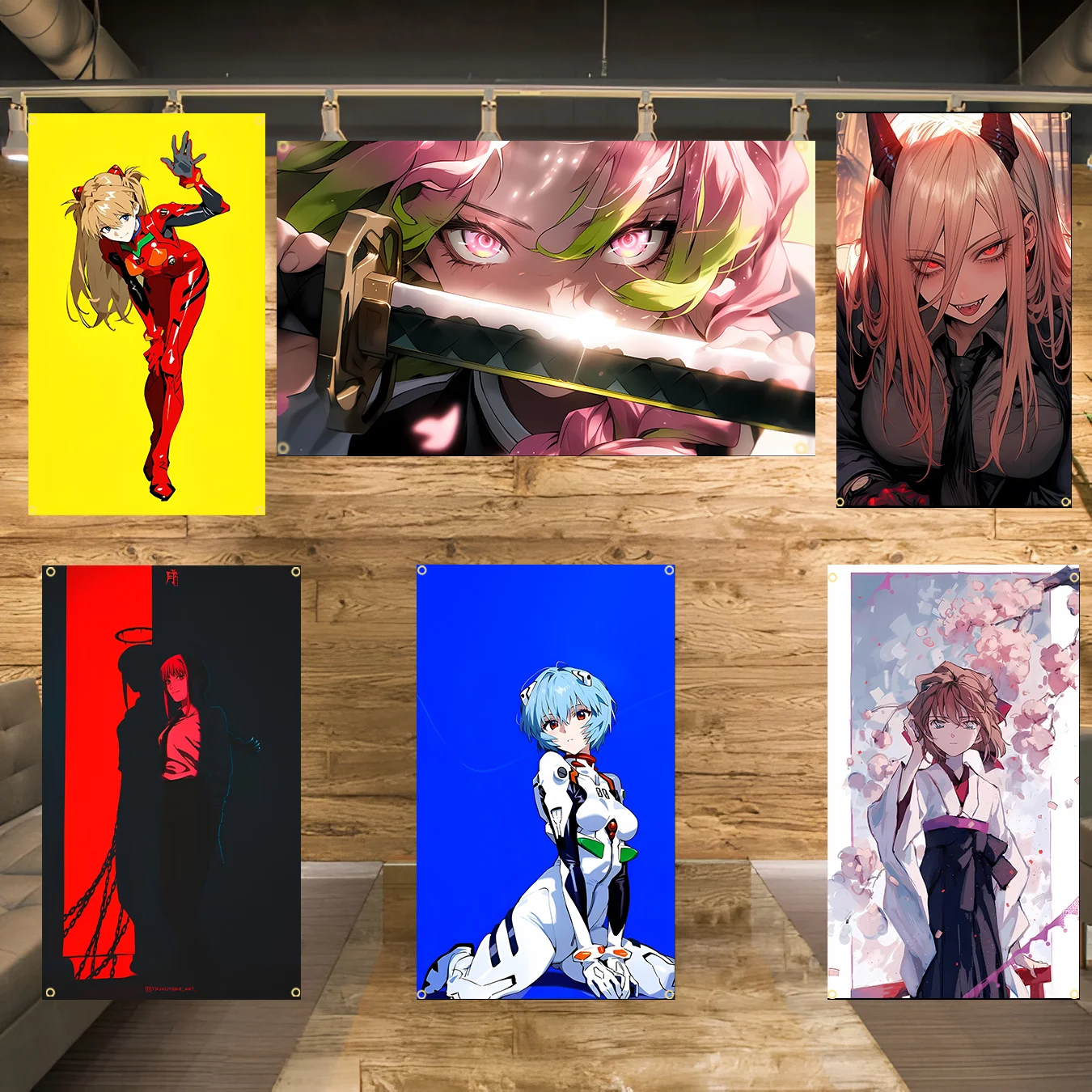 3x5ft 90x150 Handsome female character in anime Polyester Printed Home or Outdoor Decoration Banner