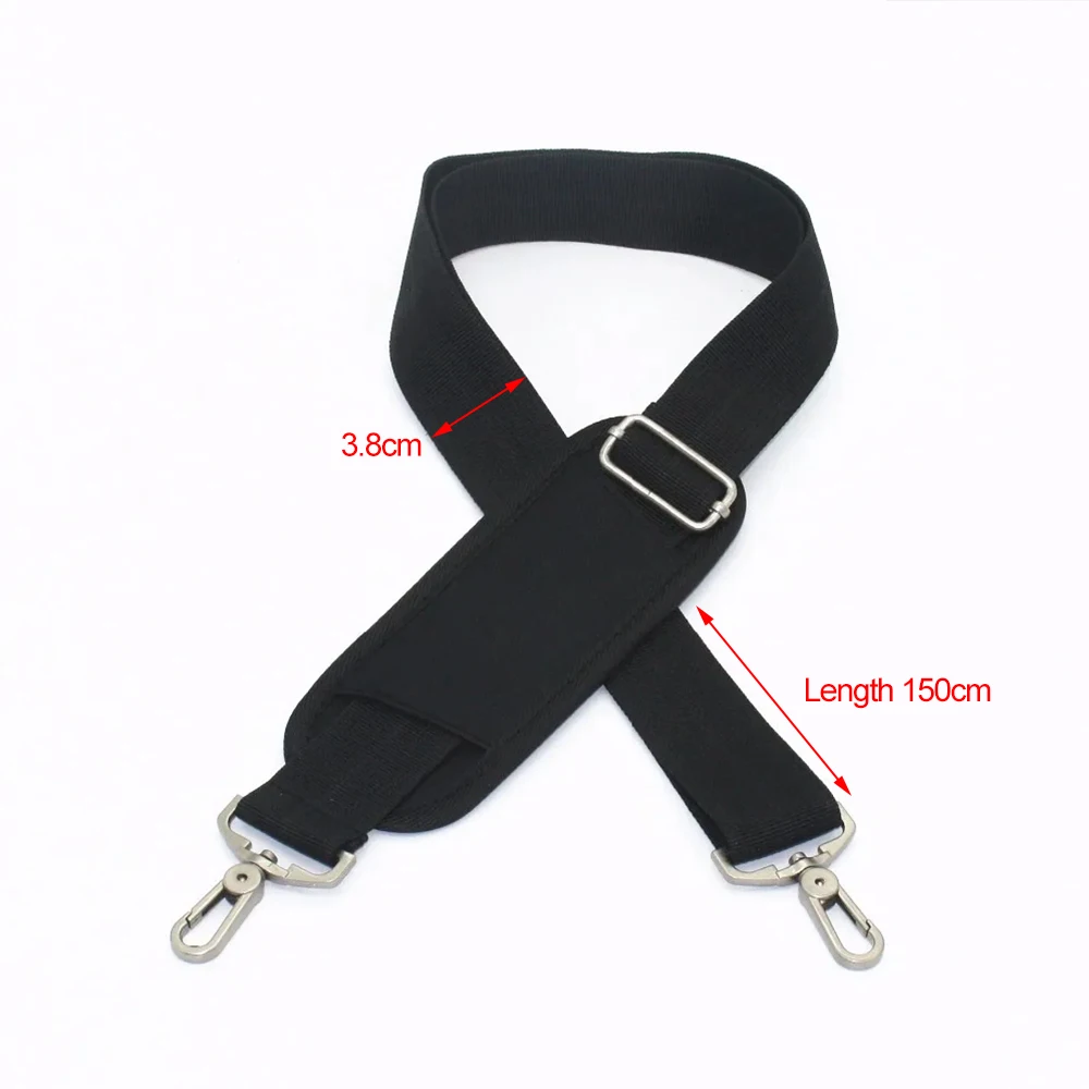Correa de nailon para bolso de hombre, correas de hombro, maletín, bolsas de mensajero para ordenador portátil, accesorios de cinturón acolchados