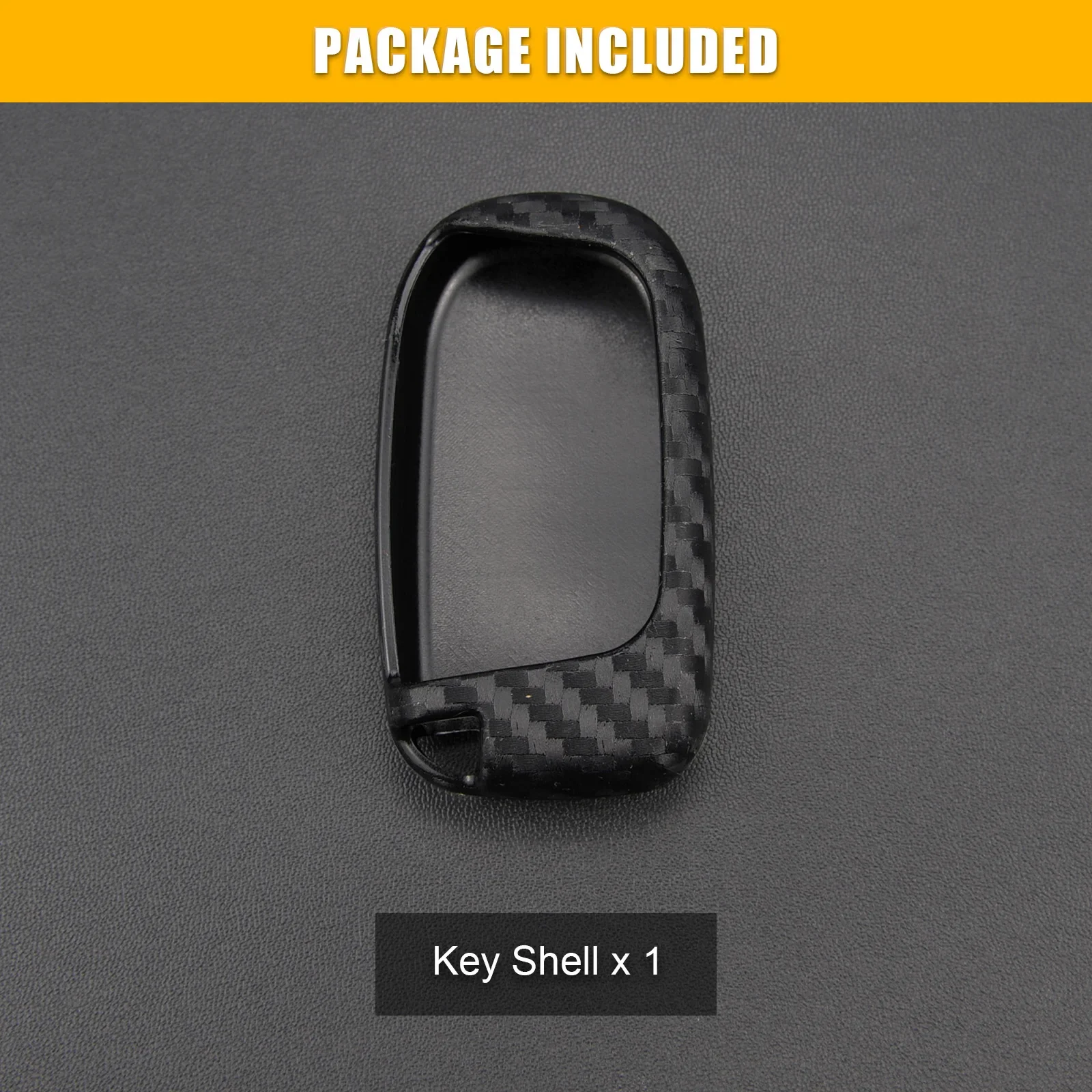 Funda de silicona de fibra de carbono para llave inteligente, para Jeep Grand Cherokee Compass Renegade/Dodge Journey Durango/Fiat 500X/Chrysler 300