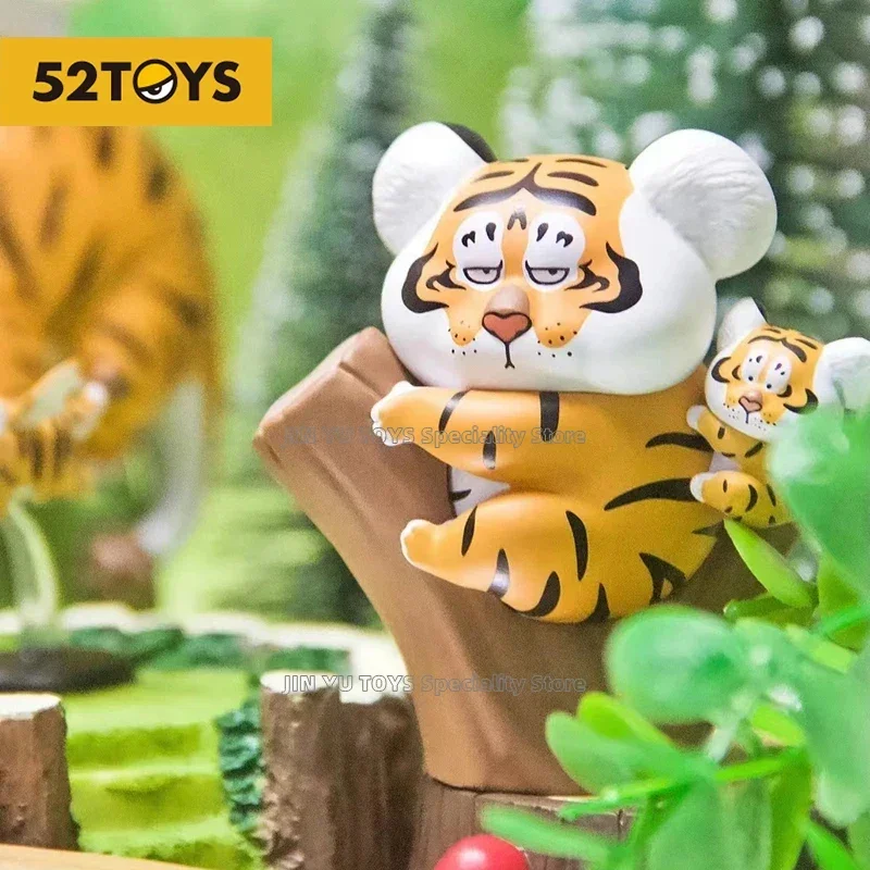 52TOYS Variety Fat Tiger 2 Series Surprise Box Toys Model Cute Trendy Anime Figure Ornaments Collection Girls Birthday Gifts