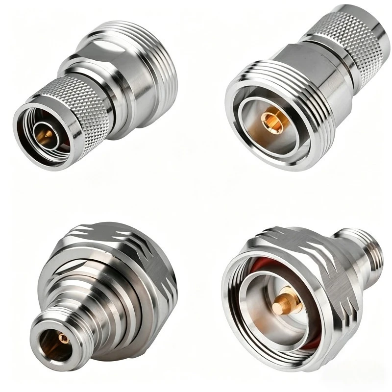 1PCS 7/16 DIN to N Adapter L29 Male to N Female RF Coaxial Connector 50 Ohm for Antenna Base Station