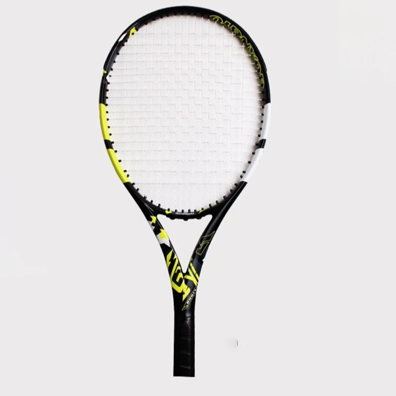 Professional Tennis Rackets Adults Lightweight Durable Tennis Rackets Full Carbon Training Racket Portable Sports Equipment