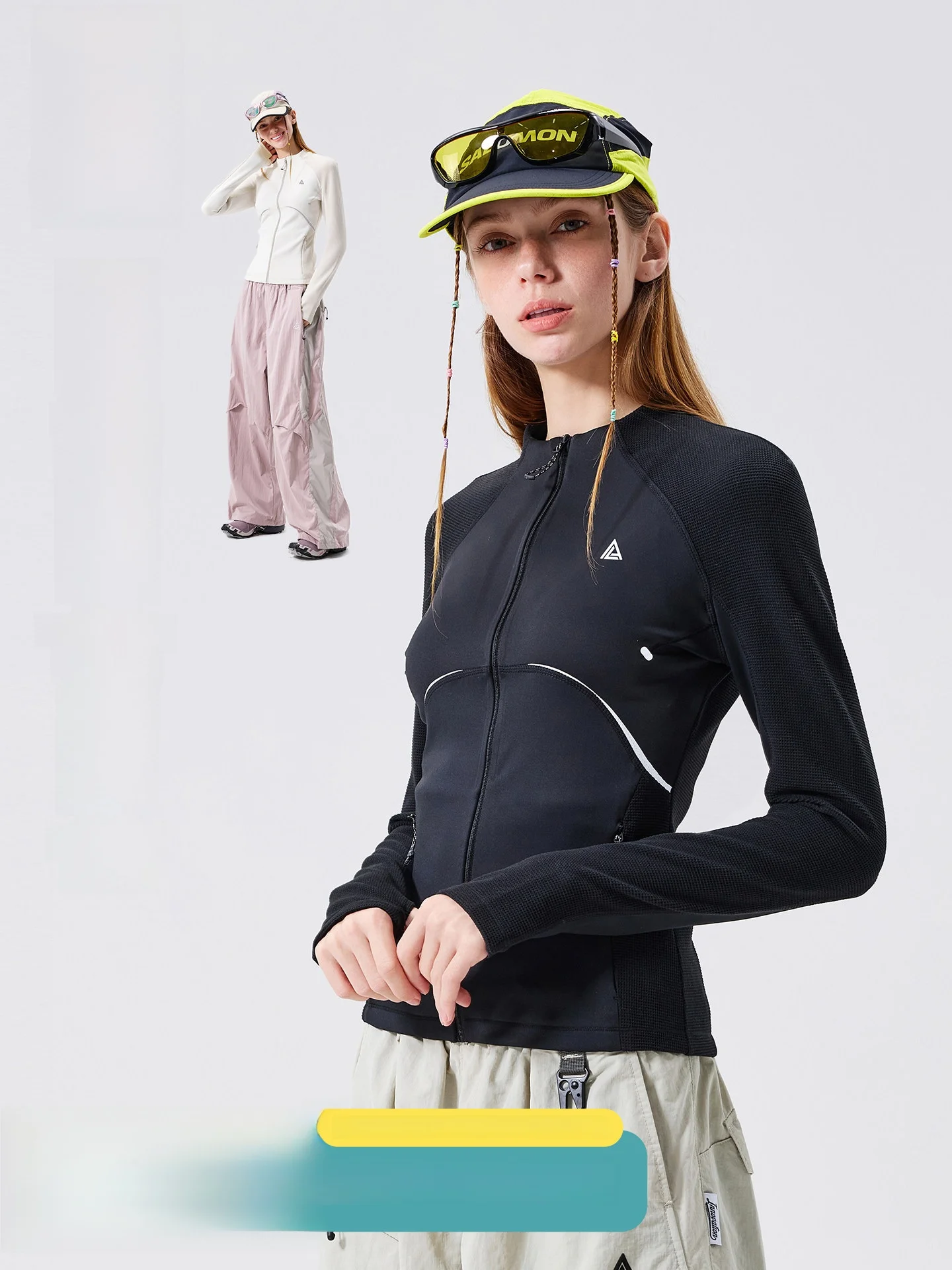 

Женская футболка с длинным рукавом LAZY DAY TREND для активного отдыха, спорта, альпинизма и туризма, быстросохнущая, дышащая, из полиэстера, приталенного кроя, с принтом, на молнии