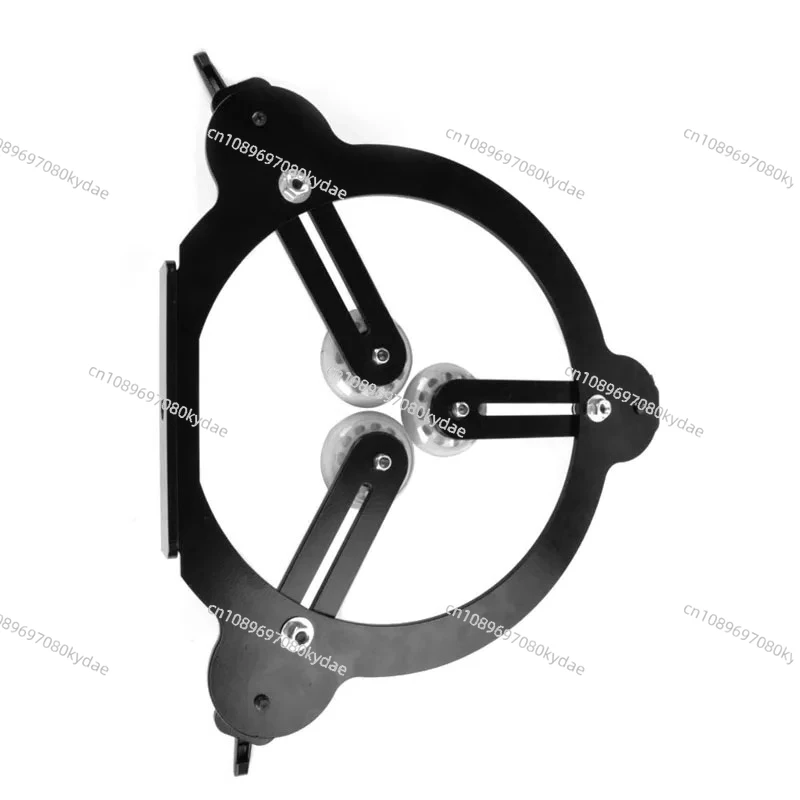 Three-Wheel Anti-Shock Woodturning Tool Woodworking Lathe Center Frame round Workpiece Support Stable Base for Crafting