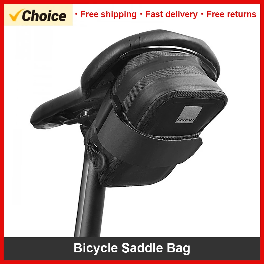 Bicycle Saddle Bag Bike Seat Bag Reflective Cycling Rear Seat Post Bag Large Capacity Tail Rear Bag MTB Road Bike Bag Bicycle