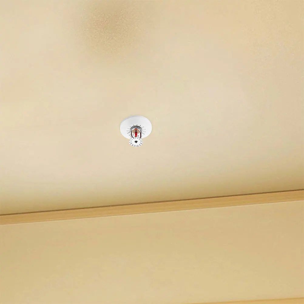 

8Pcs Fire Sprinkler Decorative Ceiling Cover Plate Plastic Universal Detachable Trim Ring Easy Maintain Fire Sprinkler Head