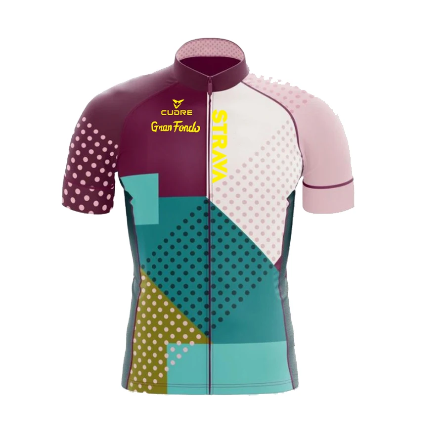 

STRAVA 2025 Team Велосипедная майка Гоночная спортивная велосипедная рубашка Ropa Ciclismo Pro Man MTB Велосипедный трикотаж Летняя одежда для велоспорта