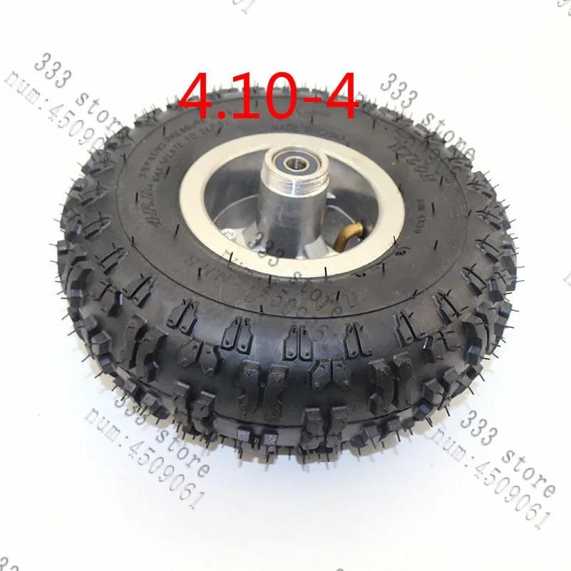 4.10-4 tire 4  inch  wheel inner tube hub rims for electric tricycle scooter 4 wheeled vehicle ATV    Quad Go Kart 47cc 49cc