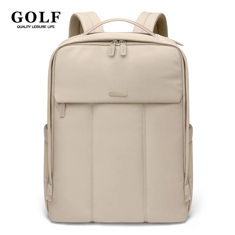 GOLF Laptop Backpack Women 16 Inch Compartment Backpacks Woman Solid Color Back Pack With Ipad Pro Cell Phone Pockets Female Bag