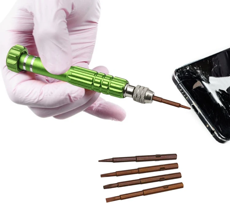 5-in-1 Präzisions-Schraubendreher-Set SL2.0/PH1.5/T5/T6/P0.8 S2 Schraubendreher-Bits für Handy PC Brille Schmuck Uhr Reparatur Handwerkzeug – Detail 3