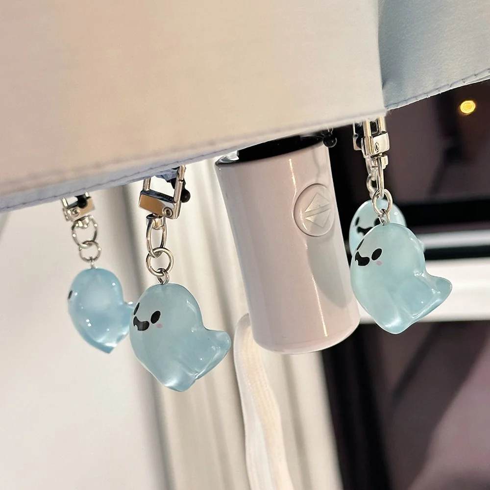 Ghost pendant glowing umbrella Business Strong And Durable Wind-resistant Umbrella, Anti-UV Sunscreen Umbrella Women's Sunny