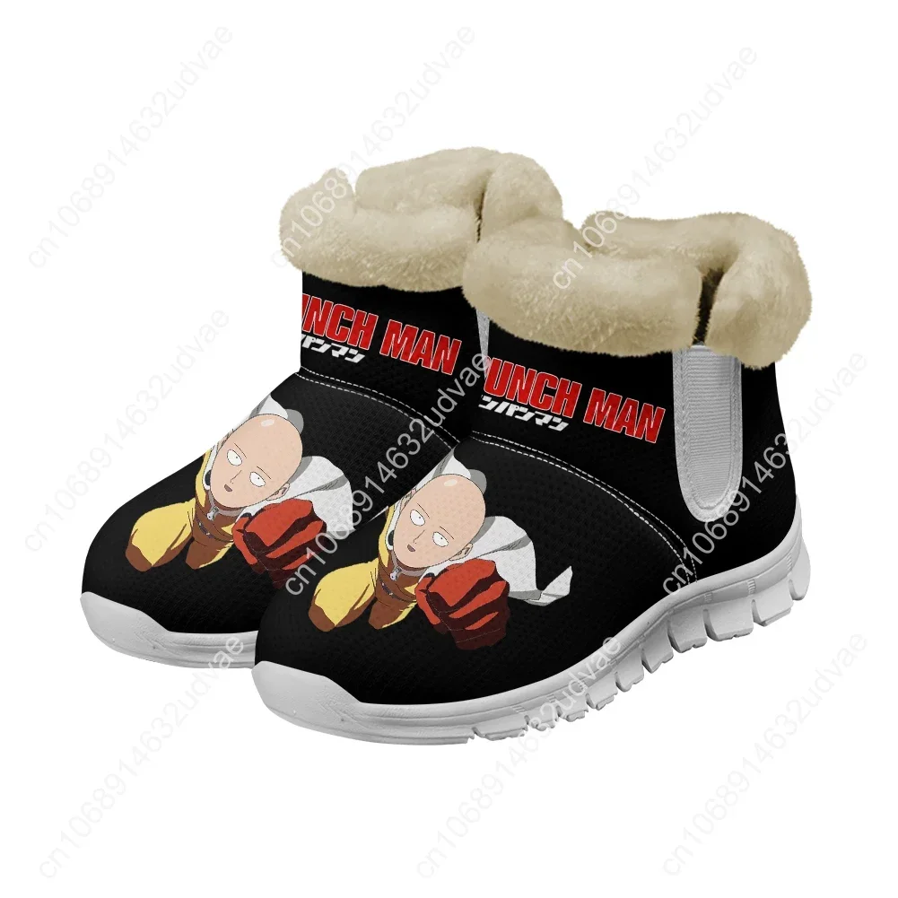 One Punch Man Snow Boots Mens Womens Teenager Shoes Keep Warm Boot High Quality Casual Lightweight Sports Customize Sneakers