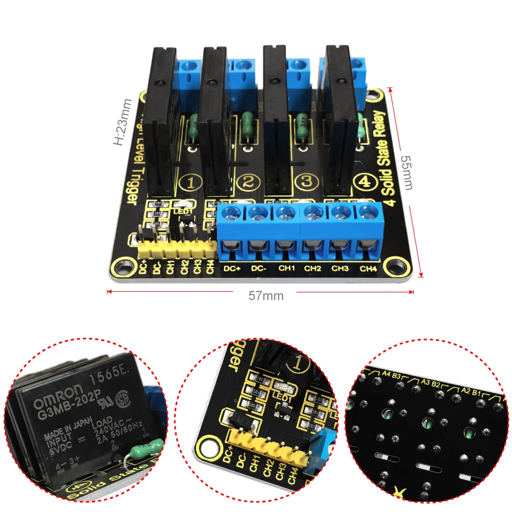 Immagine 7: Modulo relè a stato solido uno/due/quattro/otto canali 5V per Arduino