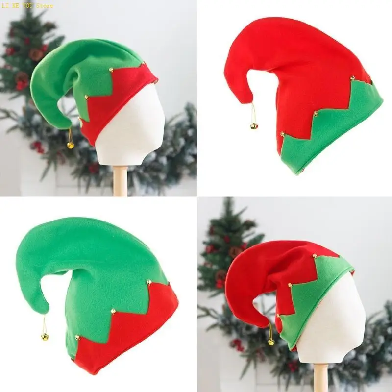 W3JE Metal Ornamentou Elf Hat no Unisex deve ter acessórios para festivais