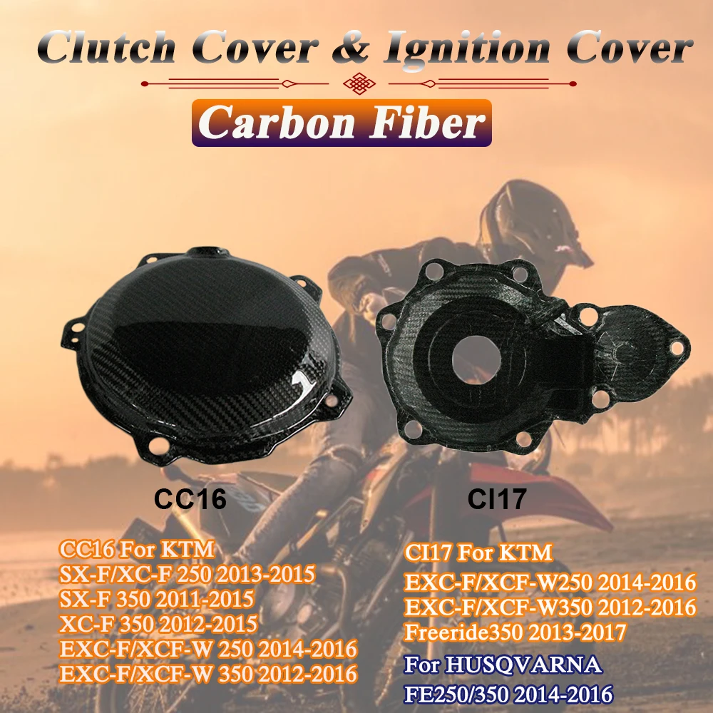 OTOM Clutch Ignition Cover Guard For KTM EXC-F XCFW 250 350 14-16 Freeride 350F Motorcycle SXF XCF 13-15 Clutch Cover Protection