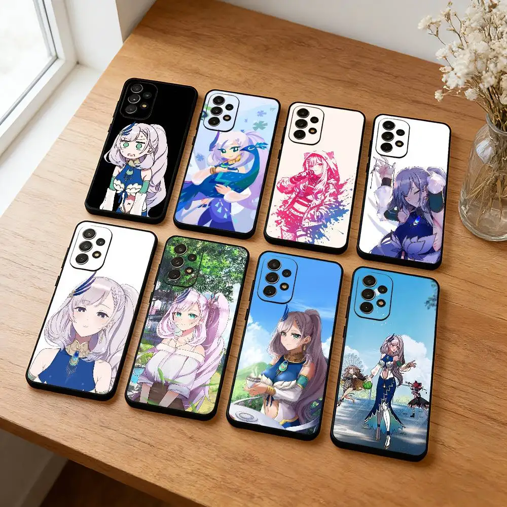 

Pavolia Reine H-Hololive Phone Case For Samsung S25,S24,S23,S22,S21,S20,Plus,Soft Black Shell