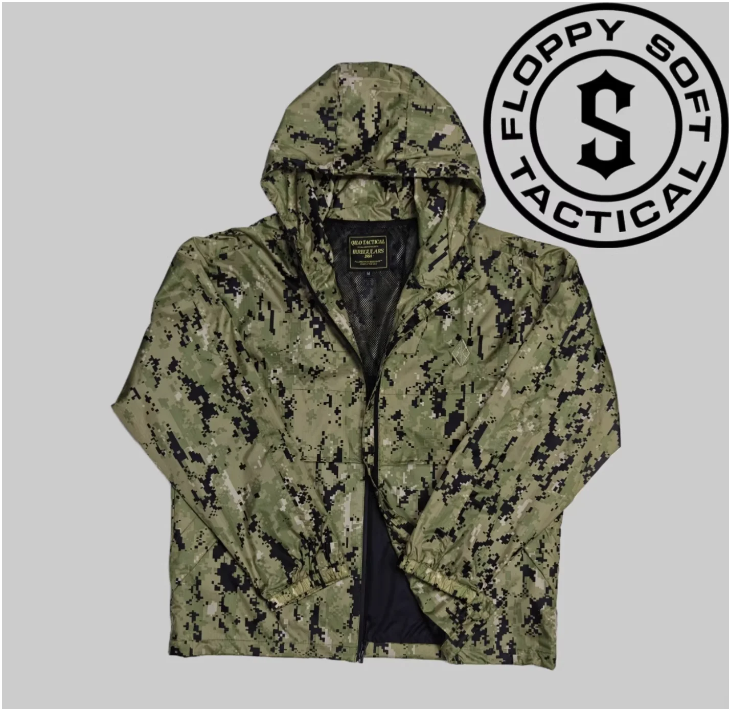 

Outdoor tactical Gen.III waterproof windbreaker in AOR1 color scheme