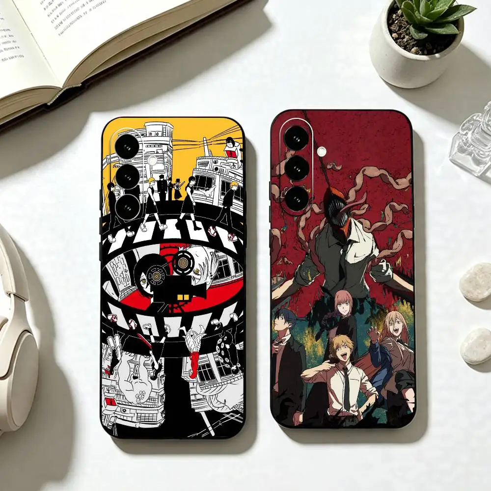For C-Chainsaw-W man  Phone Case For Samsung Galaxy A73,A72,A71,A70,A53,A52,A51,Soft Silicone Black Cover