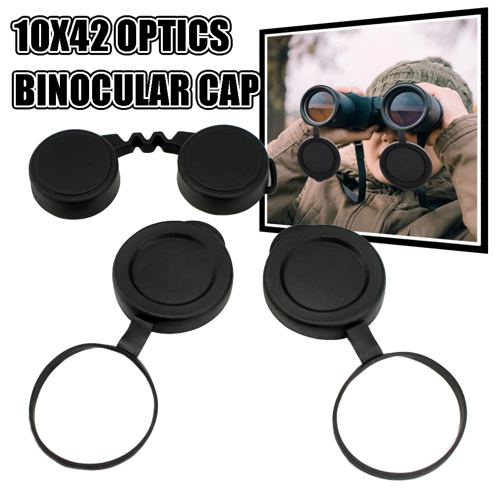 

10x42 колпачки для объективов для биноклей, колпачки для объективов, резиновые водонепроницаемые защитные чехлы для биноклей для компактных биноклей