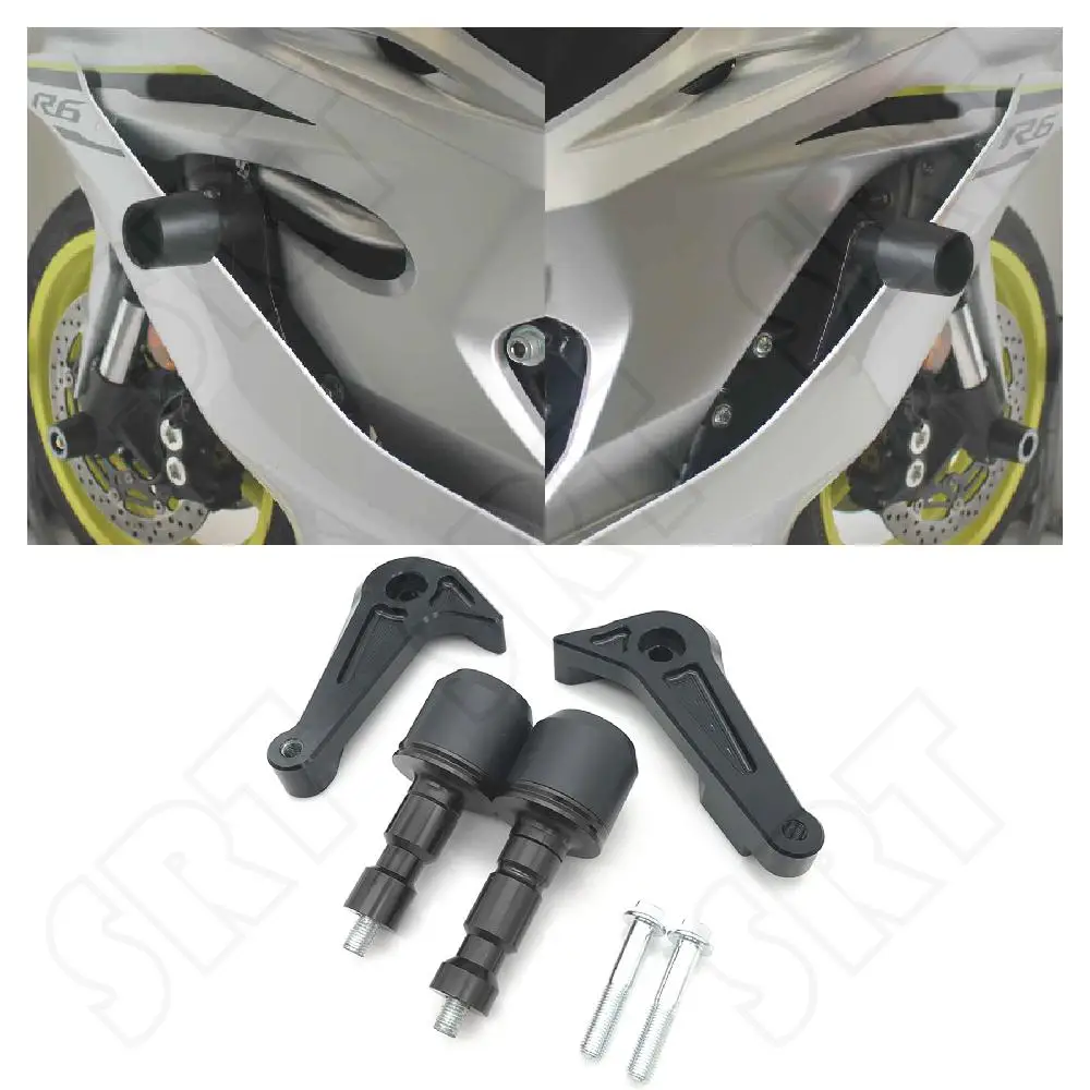 Fits for Yamaha YZF R6 ABS YZF-R6 2017 2018 2019 2020 2021 2022 Motorcycle Frame Sliders Anti Fall Crash Bracket Protection Kits