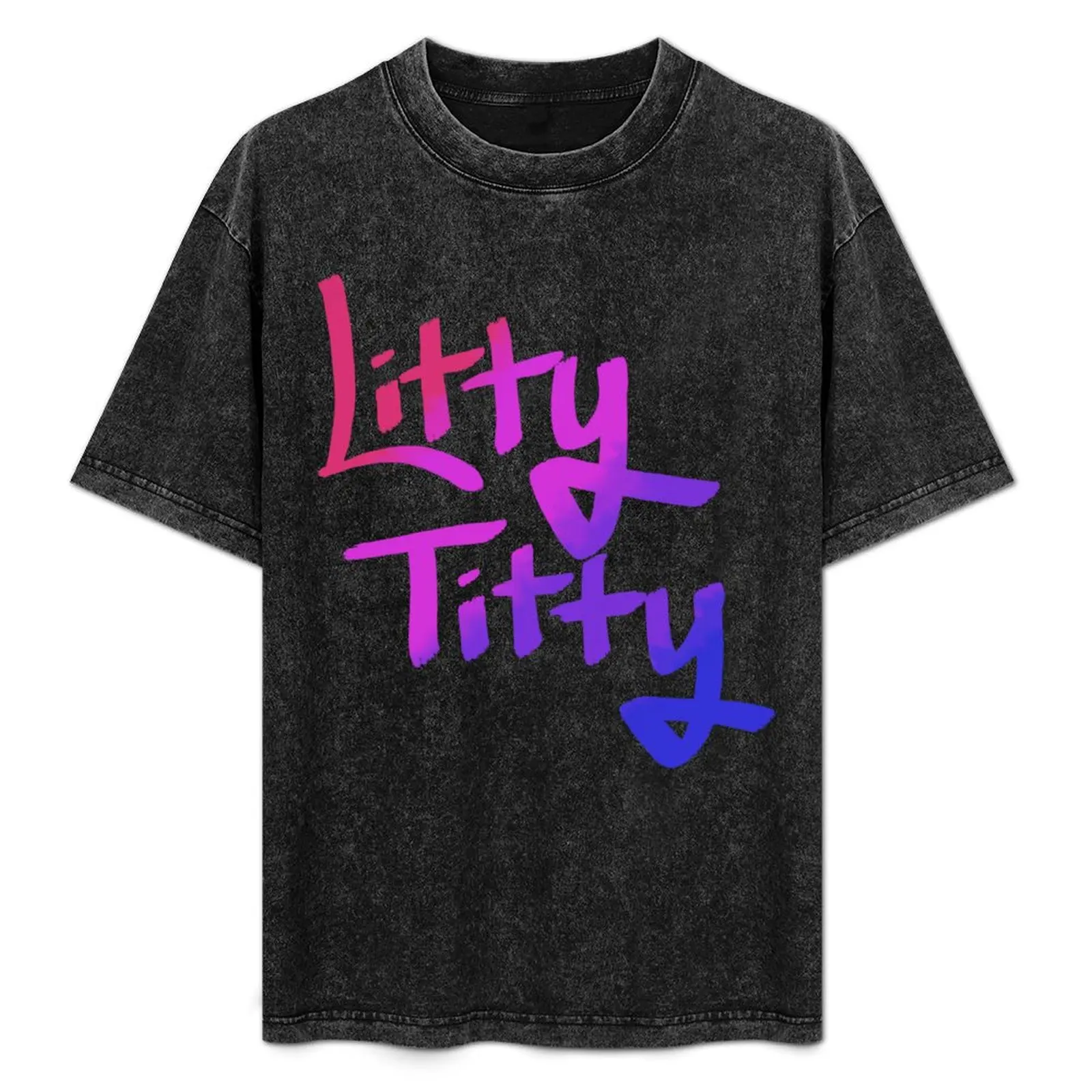 

Litty Titty T-Shirt Art Pattern Printed Casual Top