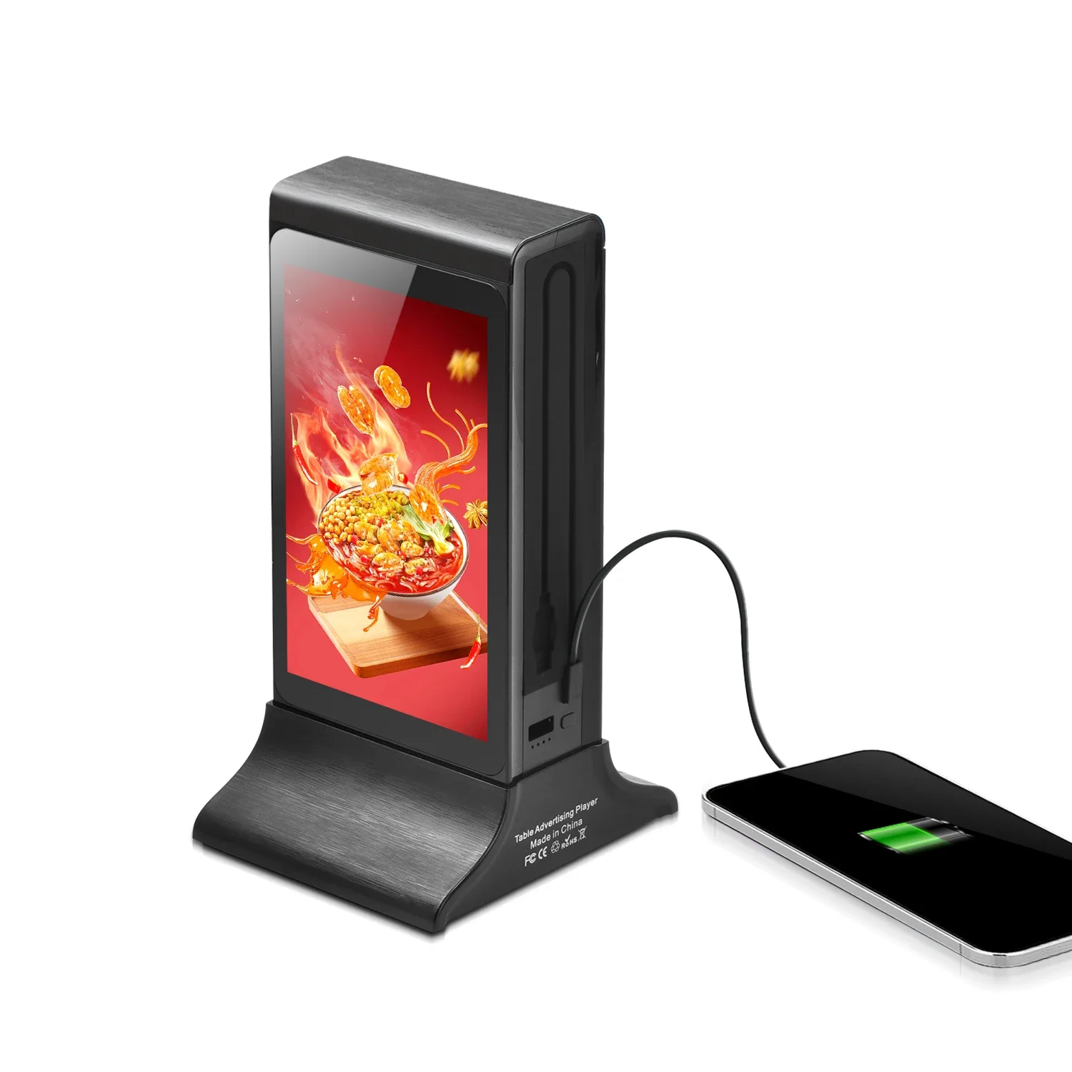 FYD-835G Innovative restaurant hotel bar desktop LCD digital signage touch screen video media ad display