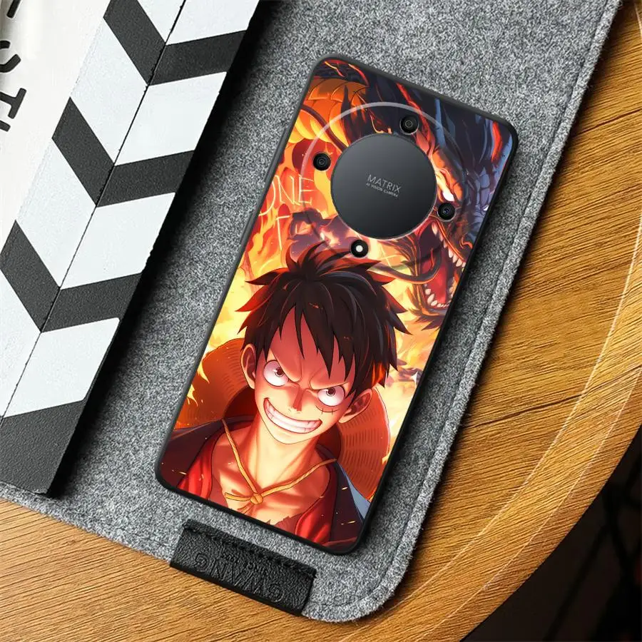 Funda suave Luffy de una pieza para Honor X6a X8c X9a X7b X8 X8b 70 X9b X6 X7c 90 Pro Magic5 Lite X7 X9c 8X X5b X8a