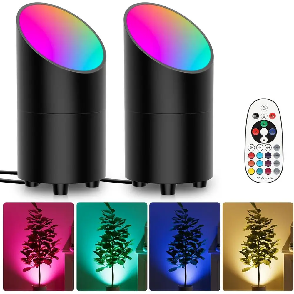 

Светильник Onoru 7W RGBW для пола, меняющий цвет, с выносным выключателем, направленный свет 2700K, для внутреннего освещения или плана освещения