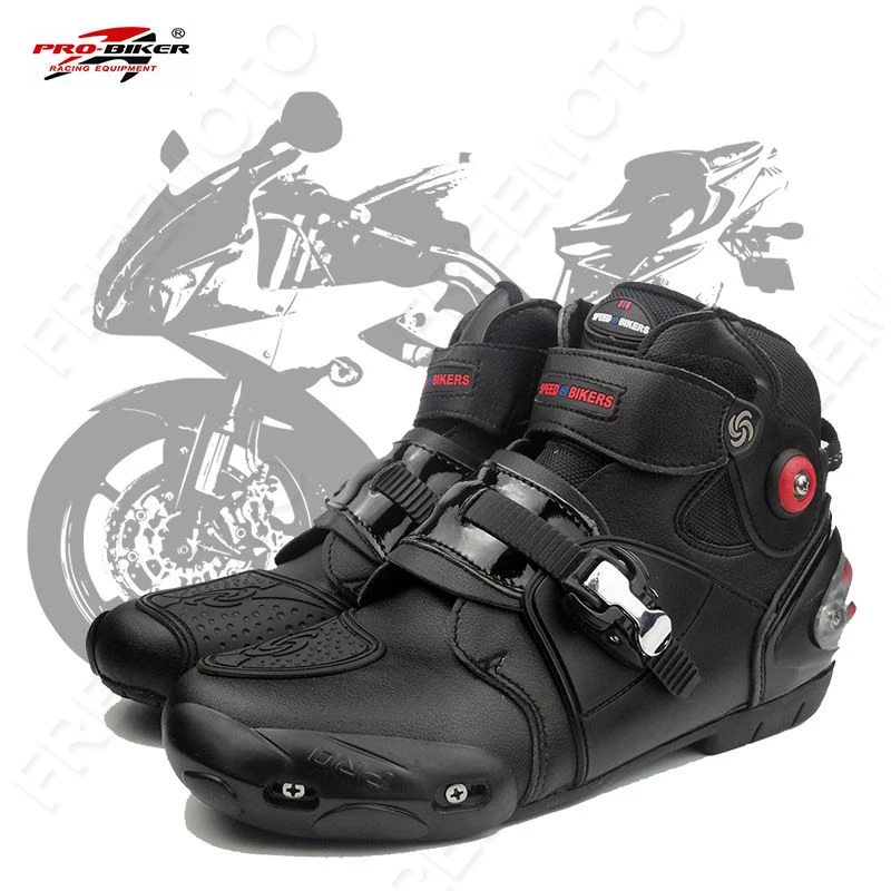 Regali gratuiti Moto Botas stivali da uomo Moto Hombre Enduro Motocross Boot Chuteira Campo Profissional stivali da Campo professionali