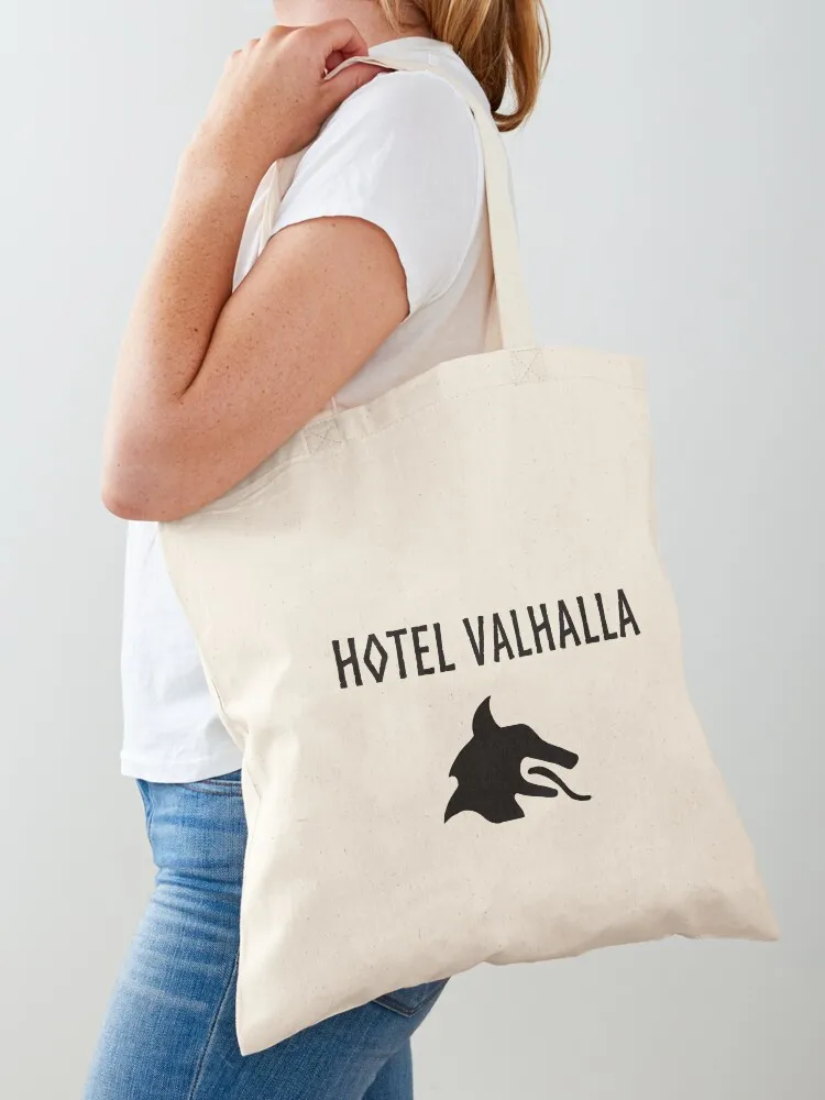 

Hotel Valhalla Tote Bag cute tote bag shopping bag logo woman shopping