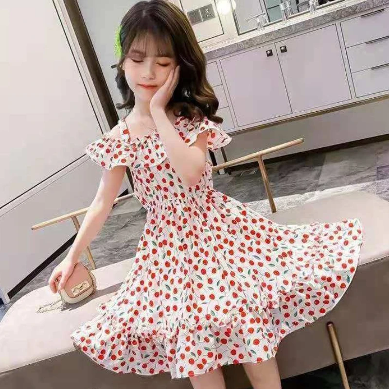 فساتين بناتي جميلة من القطن والكتان 14 12 فستان زهري أنيق لعيد ميلاد الفتيات ملابس الفتيات للأطفال بعمر 10 سنوات أنيقة من 6 8 #5