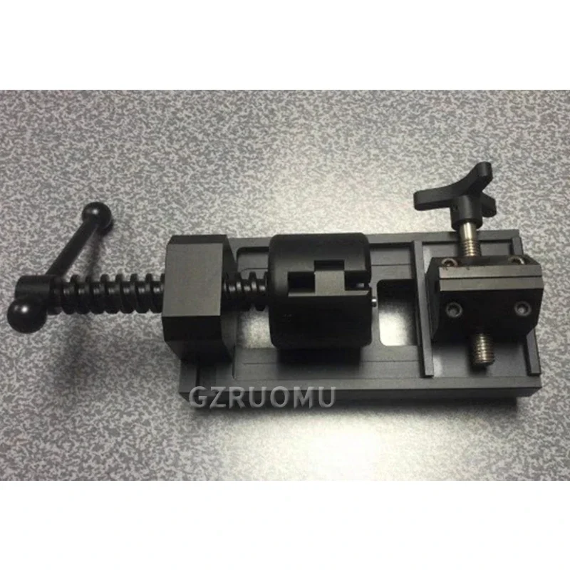 Durable Aluminum Alloy Innovative Rotary Vise Fuel Line Fittings Installation Tool Fuel Hose Connect Tool Kit Black