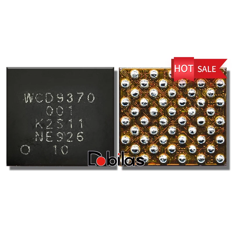 5Pcs WCD9370 001 For Redmi Note 8 Audio Code IC Sound Chip BGA Chipset