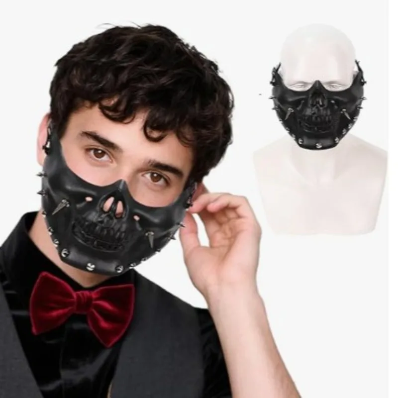 Cross-border New Steampunk Neutral Hard Plastic Mask Cosplay Anime Halloween Horror Party Mask