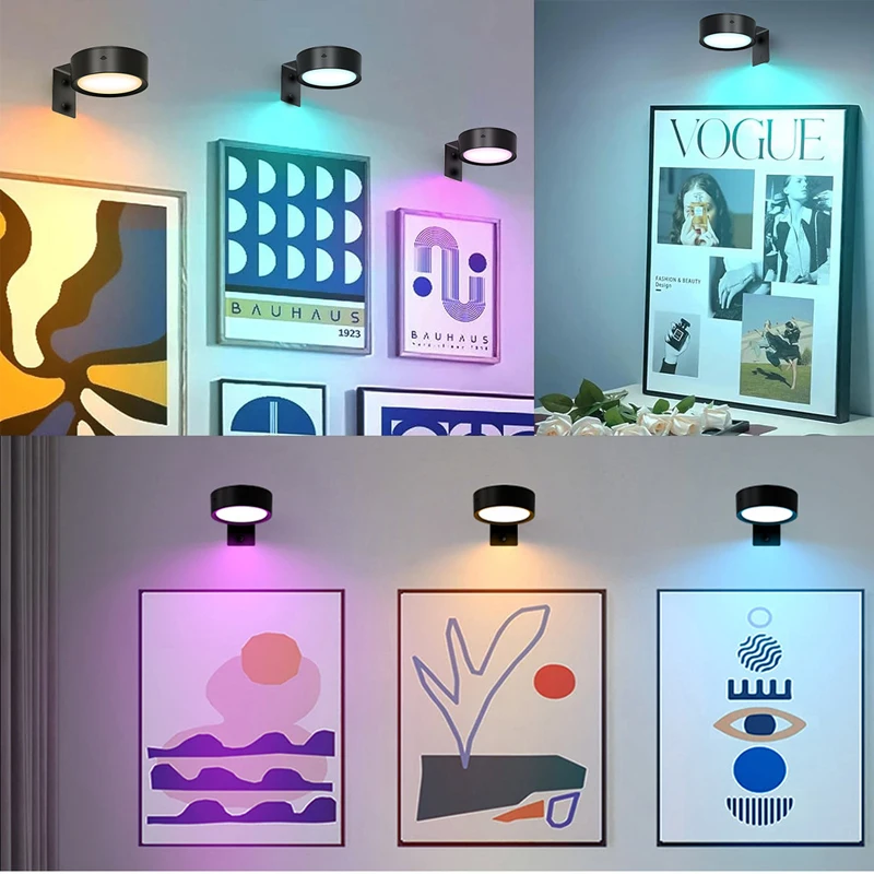 

New magnetic wall light charging night light that lights up when people come, bedside lamp, bedroom, living room, toilet, intell