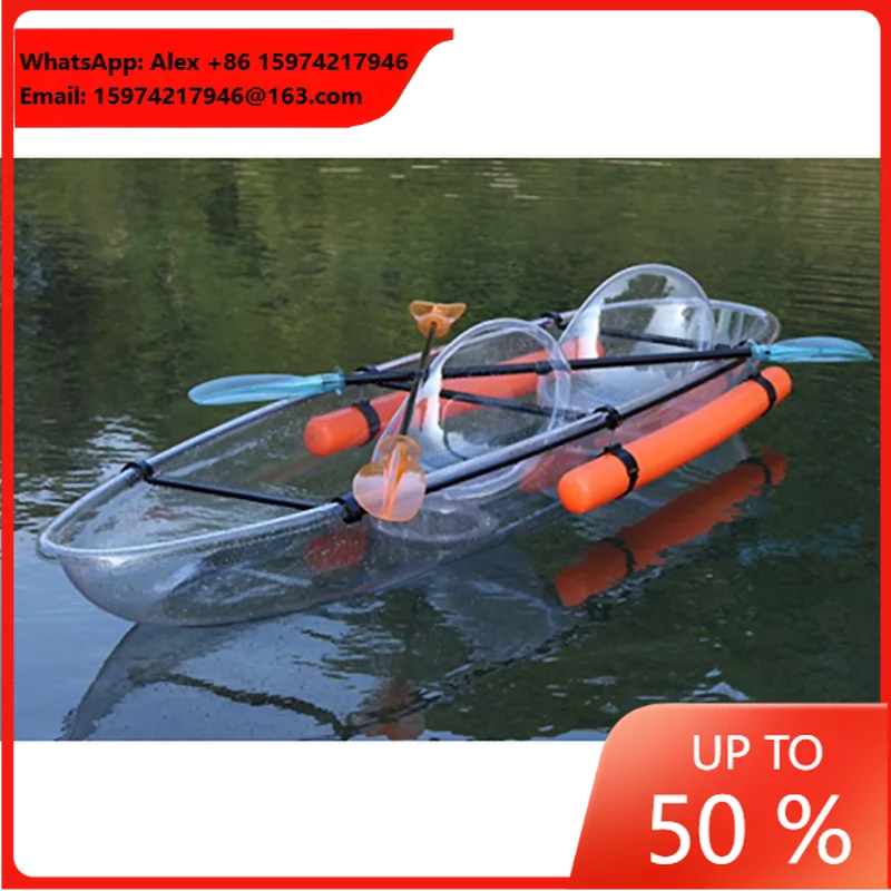 New Attractive Transparent Boat Kayak Clear Bottom Boat