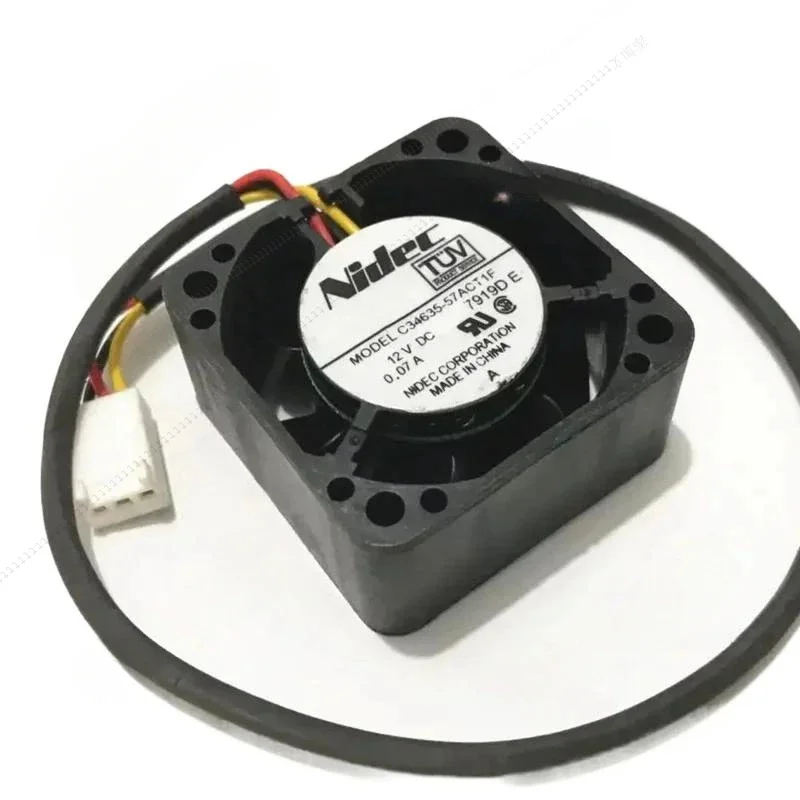 

W Nidec C34635-57ACT1F DC 12V 0.07A 40X40X20Mm Server Cooling Fan