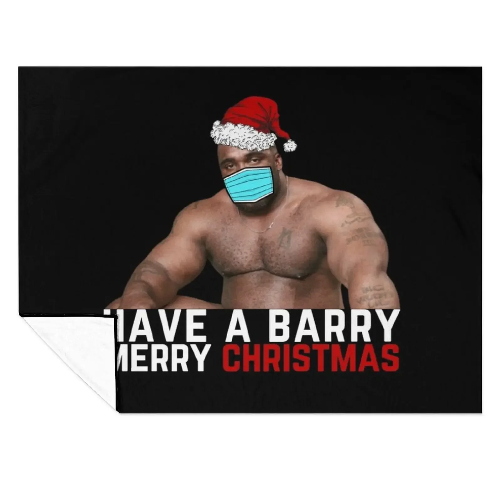 

Have A Barry Merry Christmas Throw Blanket Cute Plaid for sofa Bed covers Soft Blankets