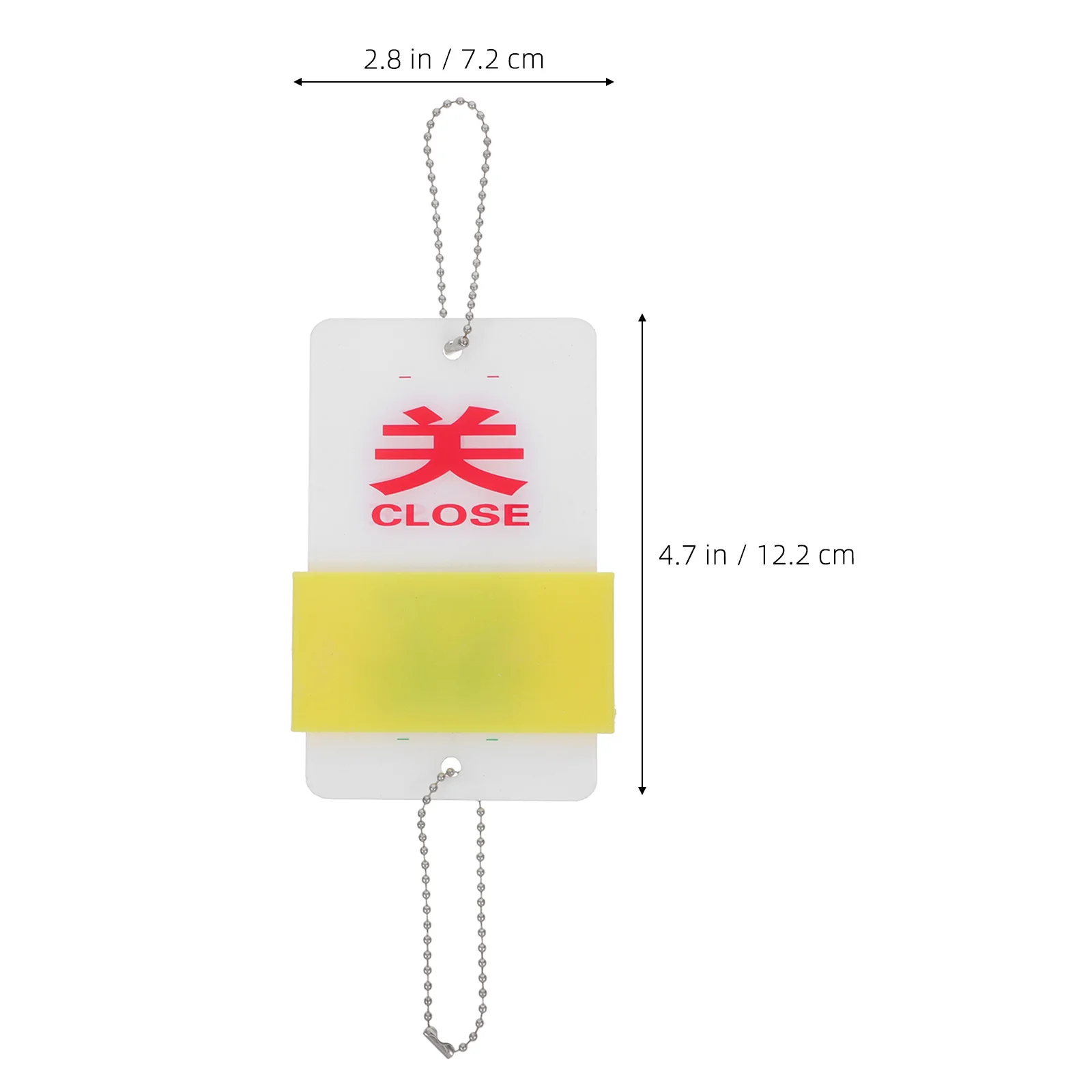 ป้ายเตือนสถานะวาล์ว 2 ชิ้น ทำจากอะคริลิค แสดงสถานะเปิด-ปิด สำหรับเครื่องจักร อุปกรณ์ ติดตั้งง่าย ใช้งานปลอดภัย