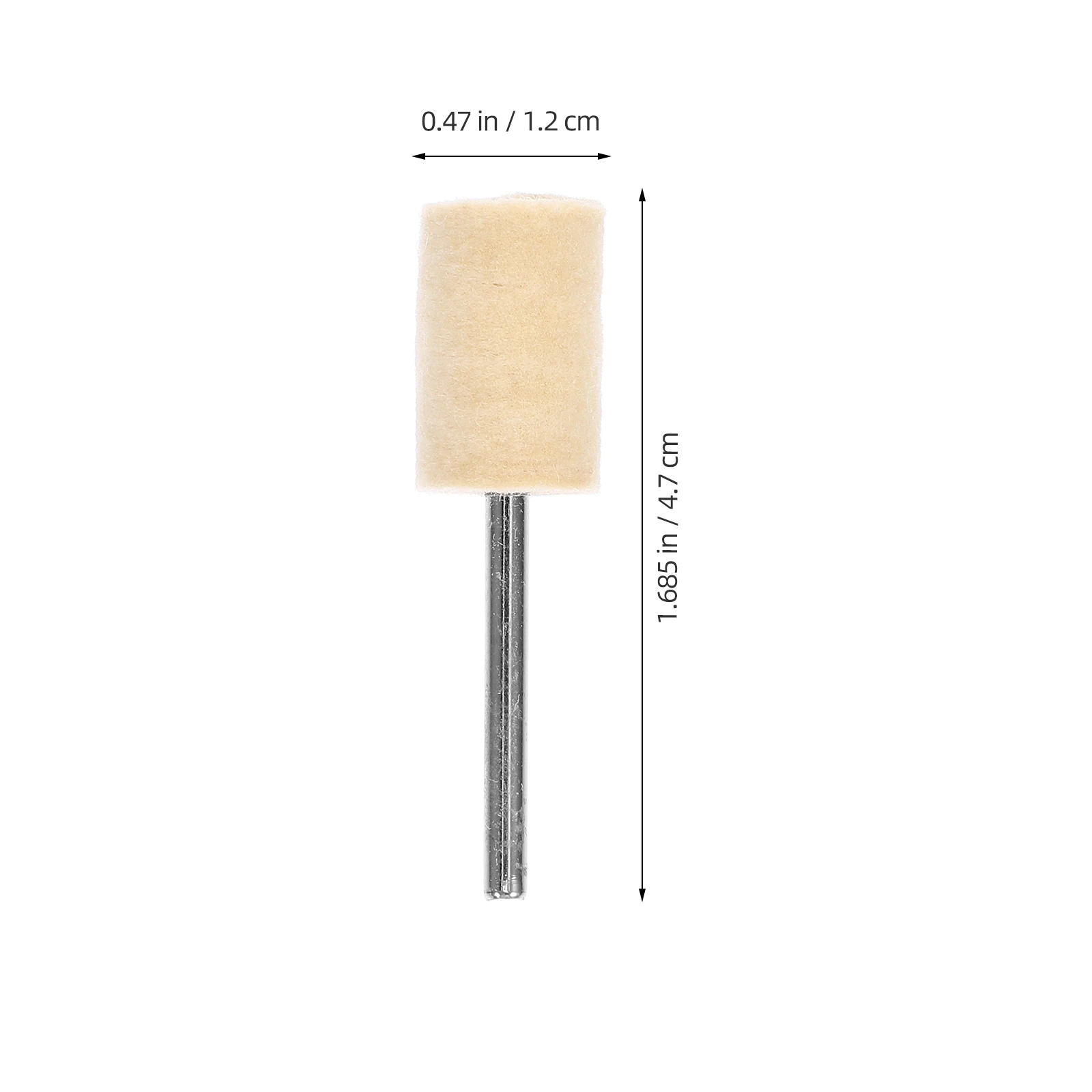 

12 Pcs Concrete Wool Felt Polishing Bit Grinding Iron Buffing Wheel for Bench Grinder