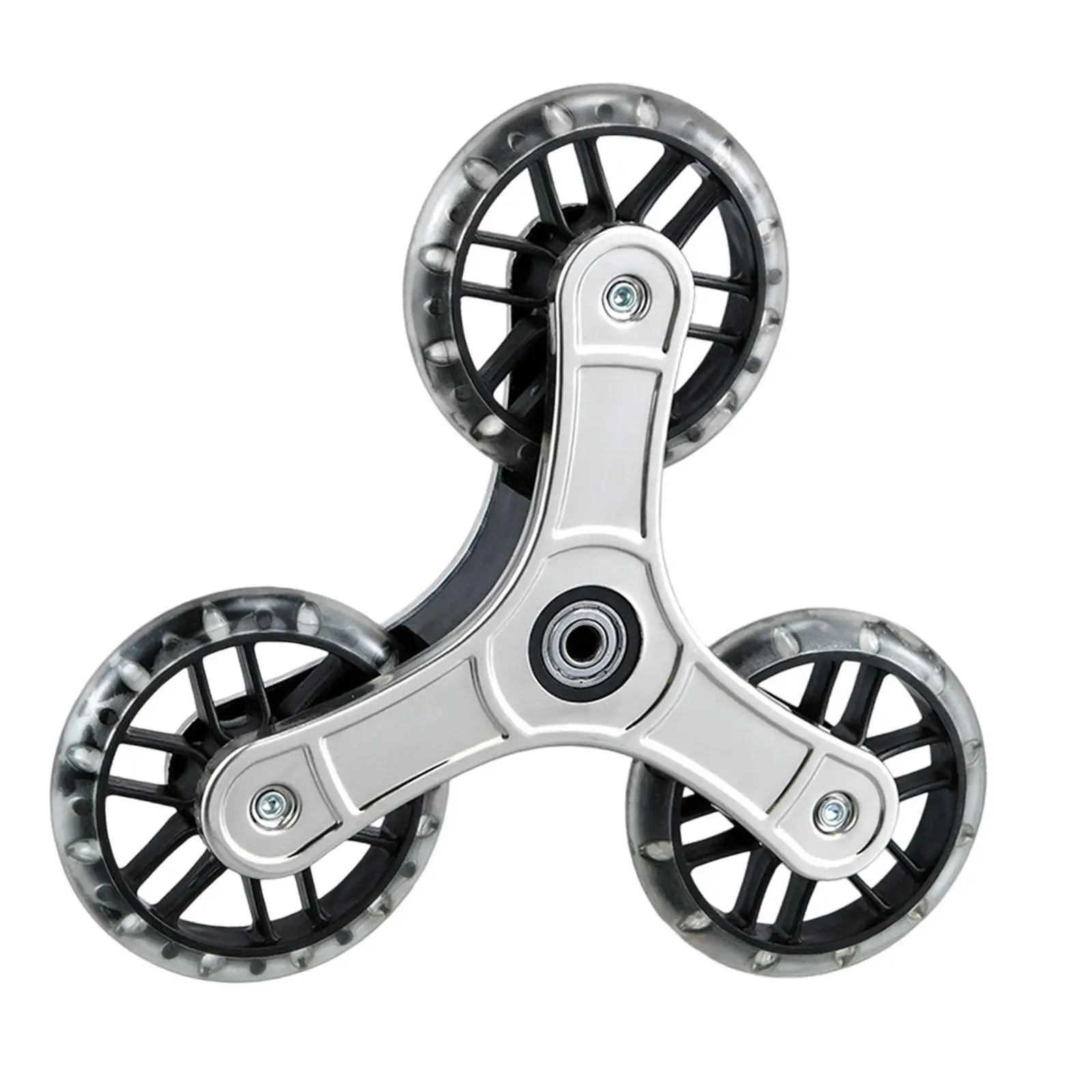 Stair Climber Trolley Triangle Wheels Noise Reduction Casters for Grocery Cart Heavy Duty Application